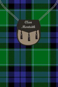 Clan Monteith Tartan Journal/Notebook