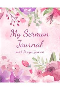 My Sermon Journal With Prayer Journal