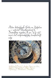 Acten Betreffende Gelre En Zutphen ...