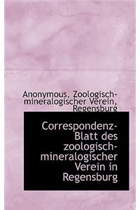 Correspondenz-Blatt Des Zoologisch-Mineralogischer Verein in Regensburg