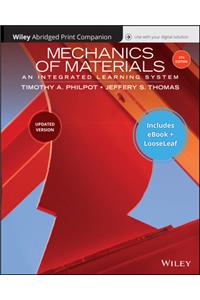 Mechanics of Materials: An Integrated Learning System, 4e Abridged Loose-Leaf Print Companion and Epub Reg Card