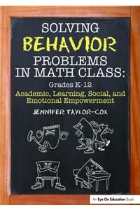 Solving Behavior Problems in Math Class