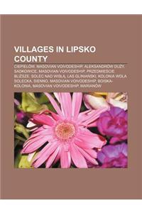Villages in Lipsko County