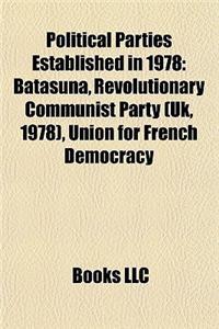Political Parties Established in 1978