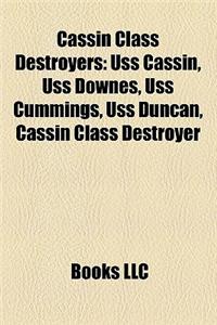 Cassin Class Destroyers