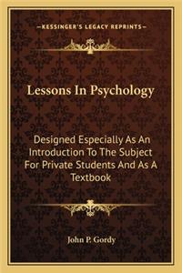 Lessons In Psychology