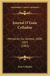 Journal D'Esaie Colladon