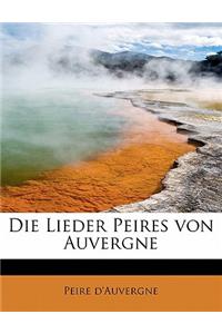 Die Lieder Peires Von Auvergne