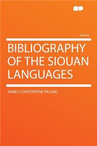 Bibliography of the Siouan Languages