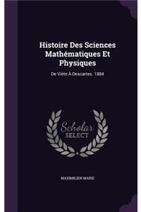 Histoire Des Sciences Mathématiques Et Physiques