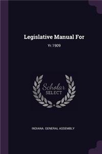 Legislative Manual For