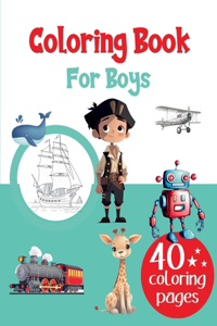 Coloring Book For Boys