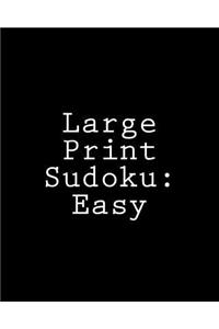 Large Print Sudoku