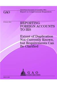 Reporting Foreign Accounts to IRS