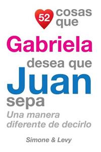 52 Cosas Que Gabriela Desea Que Juan Sepa