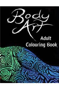 Body Art Adult Colouring Book