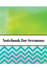 Notebook for Sermons (Pastels)