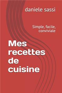 Mes recettes de cuisine