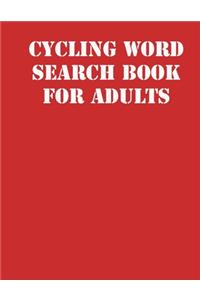 Cycling Word Search Book For Adults