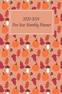 2020-2024 Five Year Monthly Planner