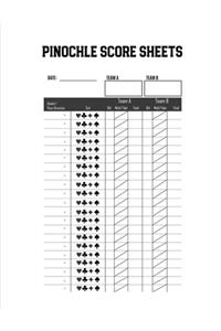 Pinochle Score Sheets