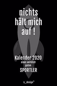 Kalender 2020 für Sportler