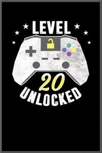 level 20 unlocked birthday gamer