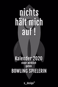 Kalender 2020 für Bowling Spieler / Bowling Spielerin