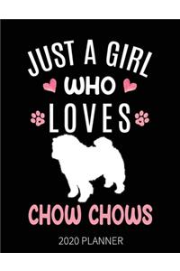 Just A Girl Who Loves Chow Chows 2020 Planner