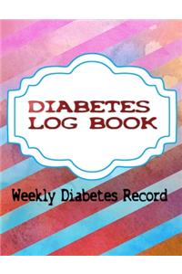 Diabetic Glucose Log Book