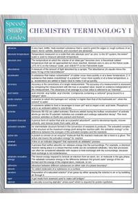 Chemistry Terminology I (Speedy Study Guides)