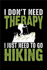 I Don't Need Therapy I Just Need To Go Hiking