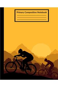 Mountain Biking Primary Composition Notebook