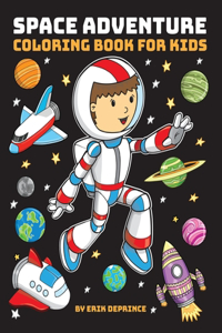 Space Adventure Coloring Book for Kids