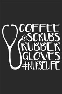 Coffee Scrubs Rubber Gloves #Nurse