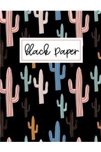 Black Paper Notebook - College Ruled - 8.5x11