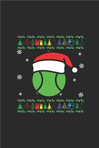 Ugly Christmas Tennis: Dotted Bullet Notebook (6" x 9" - 120 pages) Christmas Themed Notebook for Daily Journal, Diary, and Gift