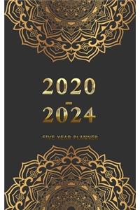 2020-2024 Monthly Planner Five Year Planner