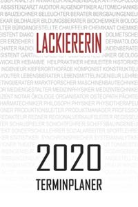 Lackiererin - 2020 Terminplaner