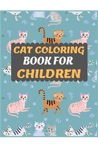 Cat Coloring Book for Children