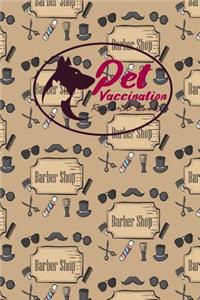 Pet Vaccination Record Book