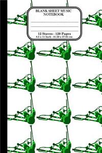Blank Sheet Music Notebook 8.5