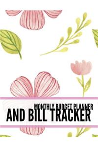 Monthly Budget Planner and Bill Tracker