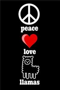 Peace Love Llamas