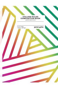 College Ruled Composition Book