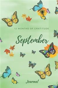 12 Months of Gratitude Journal