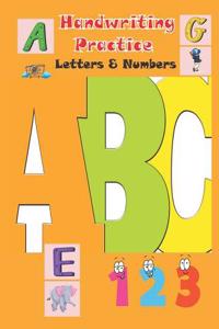 Handwriting Practice Letters & Numbers