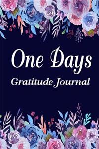 One Days Gratitude Journal