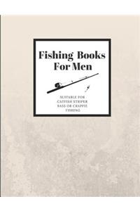 Fishing Books for Men - Suitable for Catfish Striper Bass or Crappie Fishing