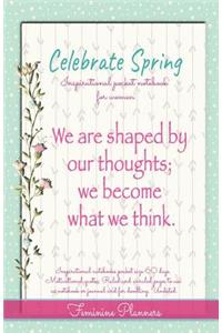 Celebrate Spring Inspirational Pocket Notebook for Women